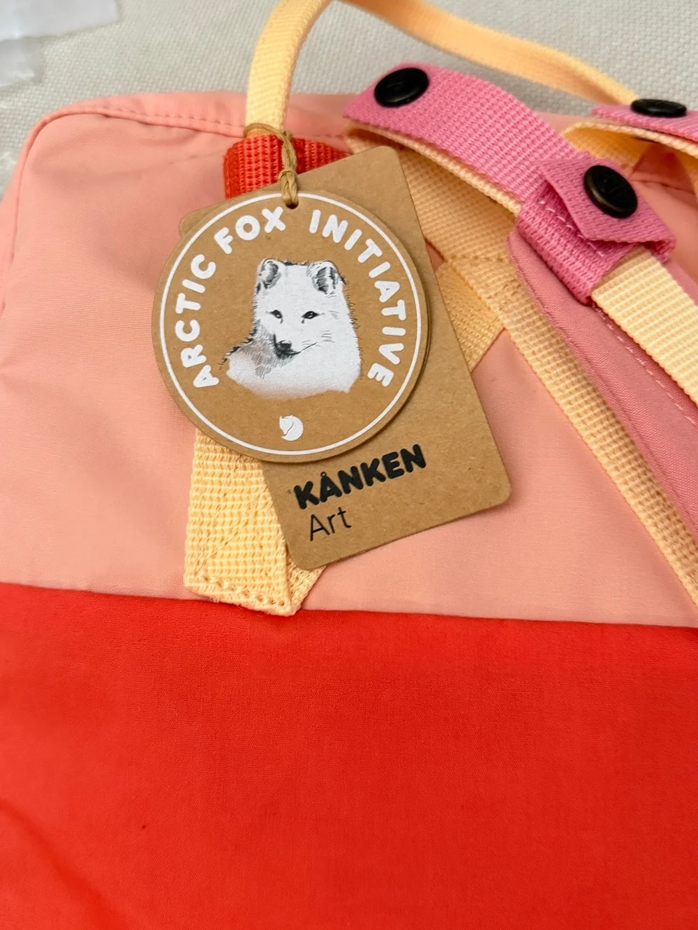 Kånken Two-Tone Coral Backpack